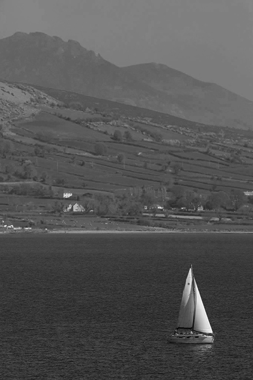 Overlooking the Mournes